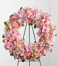 Sweet Memories Standing Easel Wreath