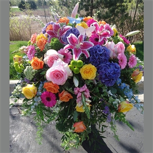 Joyful Remembrance Casket Spray