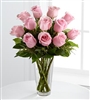 Dozen Pink Roses