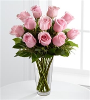 Dozen Pink Roses