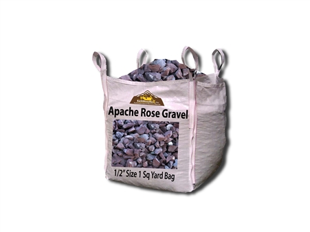 Apache Rose Gravel 1/2" Per Ton - Landscape Rock Near Me