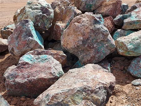 Curacao Blue Large Landscaping Rock near me 36" - 48"