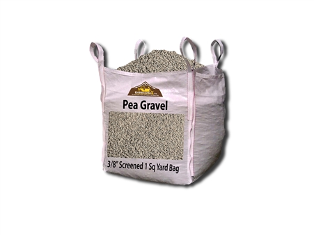 Pea Gravel 3/8" Screened SuperEarth-Sack