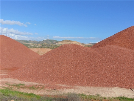 Red Brick Gravel 3/4" - Types of Gravel Near Me