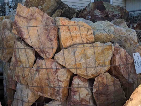 Palm Springs Gold Landscape Boulders 10" to 18"