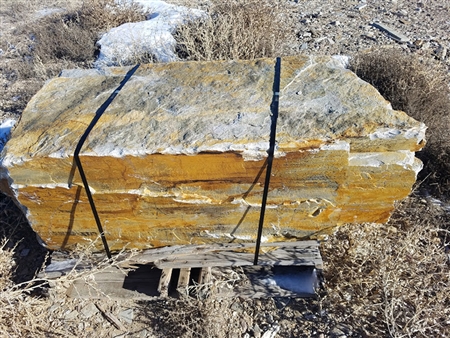 Gold Quartz Boulders Rock 30" - 36" Each