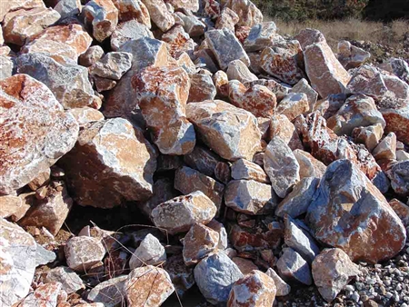 Golden Sierra Quartz Boulders 12" to 18"