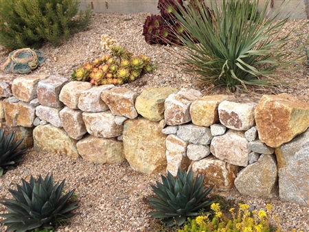 Golden Green Granite Boulders Rock 24" - 30"