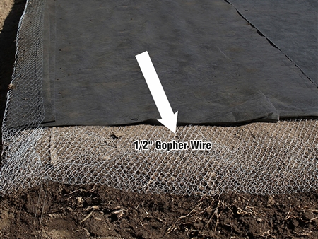 Hardware Cloth 1/2" 48" X 100' Material For Bocce Ball Court - Gopher Control wire