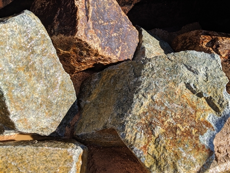 Shasta Blue Granite Boulders Garden Rocks near me 12" - 18"