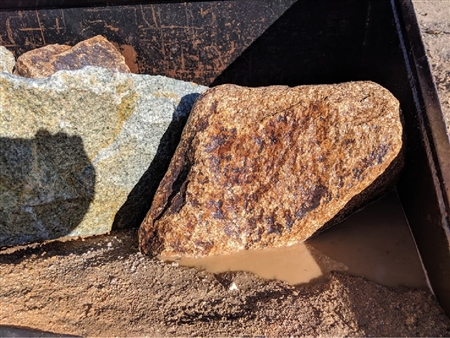 Shasta Gold Granite Landscaping Boulders Garden Rocks near me 12" - 18"