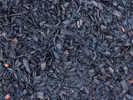 Black Colored Mini Chips 1/2" - 1" Bulk Cost - landscaping supply