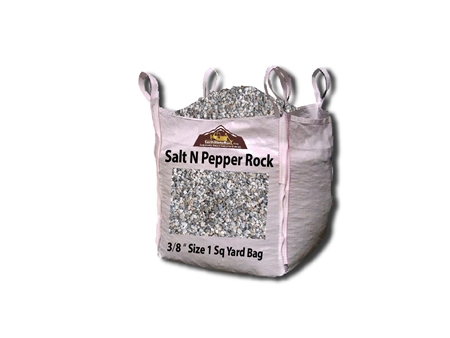 Salt N Pepper Granite Rock Gravel 3/8" Per Yard - Pea Gravel