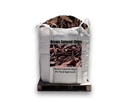 Brown Colored Chips Per Yard