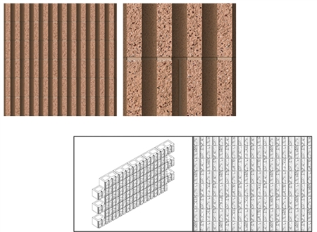 4 Score - 2 x 1 Split Face - Concrete Slabcmu block