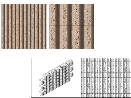 4 Score Split Face - Brick Construction