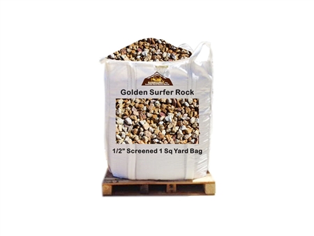 Golden Palomino Gravel 1/2" Screened Per Yard - Types of Gravel