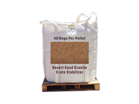 Desert Sand GraniteCrete D. G. Stabilizer 40 Bags Per Pallet - Bulk Stabilized Decomposed Granite