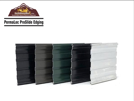 Permaloc ProSlide Bronze Aluminum Edging 1/8 in. x 4 in. x 16 ft.