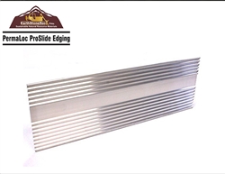 Permaloc ProSlide LT Aluminum Edging Mill Finish 1/8 in. x 4 in. x 16 ft. - Yard Edging