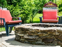 Rustic Wall Stone Firepit - Patios Pavers