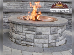 Stone Wall & Fire Pits - cheap patio pavers