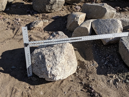 Salt n Pepper Granite Boulders 12"- 18" Each