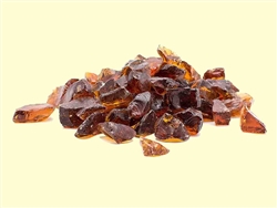 Amber Tempered Fire Glass 1/4" - 1/2"