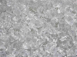 Ice Clear Fire Glass 1/2" - 3/4"