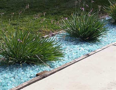 Aqua Landscape Glass 2" - 3"
