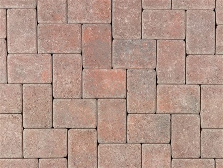 Red - Brown - Charcoal Appian Cobble Pavers
