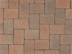 Cream - Brown - Terracotta Bishops Hat Pavers