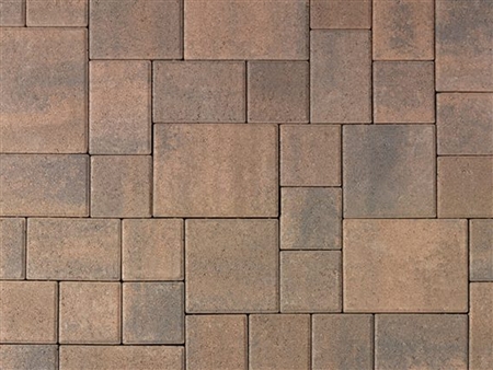 Cream - Brown - Charcoal Courtyard Pavers