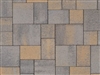 Dark Gray - Copper - Charcoal Courtyard Pavers