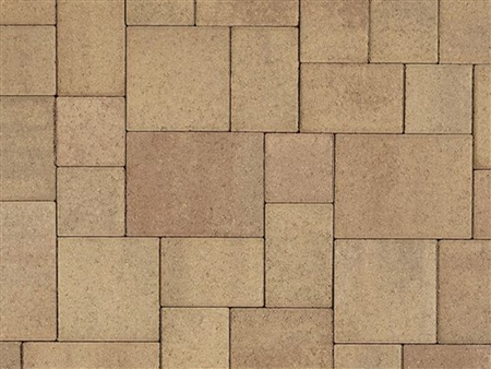 Sand - Copper - Stone Courtyard Pavers