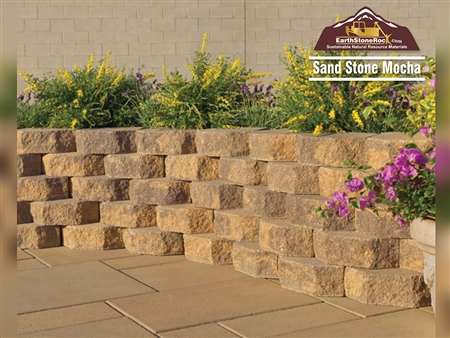 Sand - Stone - Mocha Large Planter Wall - 16" x 6" x 10"