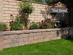 StoneWall II Olympic Series Pavers Tuscan -  Landscaping Wall
