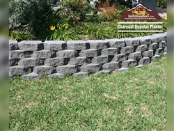Planter Wall Block Pavers Gray - Charcoal -  Landscaping Pavestone