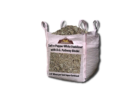 Salt n Pepper White Stabilized Decomposed Granite 3/8" Minus