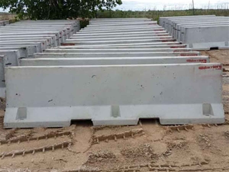 Concrete Block 10ft K-Rail Barrier Per Each - Flood Control Materials