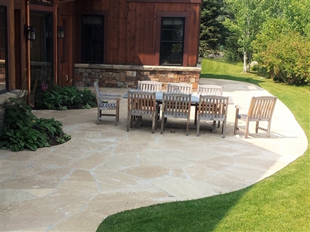 Fossil Creek Flagstone Patio 1" minus