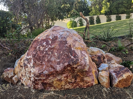 Mojave Sunset Landscape Boulders Rocks 36" to 48"