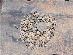 Black and White Zen Pebbles River Rock 1/4"