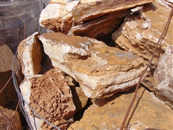 Golden Amber Onyx Boulder 12" - Types of Large Landscaping Rocks