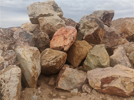 Mojave Sunset Landscape Boulders Rocks 30" to 36"