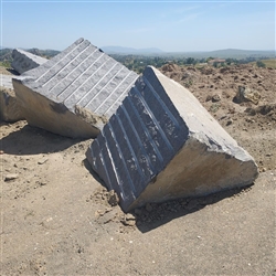 Black Granite Boulders Specimens