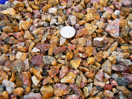 Copper Rose Gravel 3/8" Truck Load - Gravel For Sale