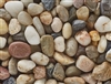 Polished Mixed Colors Pebbles 1" - 2"