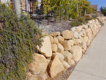 Santa Barbara Sandstone Cobble Truck Load