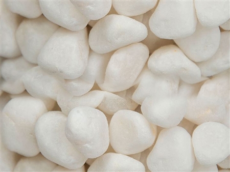 Nara Snow White Pebbles 3/4"- 1-1/4" - Landscape Stone